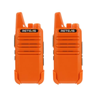 Retevis RT622 Walkie Talkie Mini, PMR446 Profesionální 2cestná vysílačka pro velké vzdálenosti, VOX, dobíjecí vysílačka do auta 